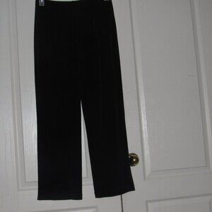 Chico's Travelers Pull-On Slinky Stretch Knit Black Pants Size 1 Short (US 8)